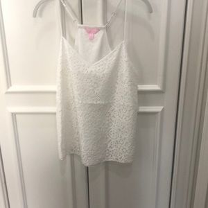 Lily Pulitzer Lace Tank M